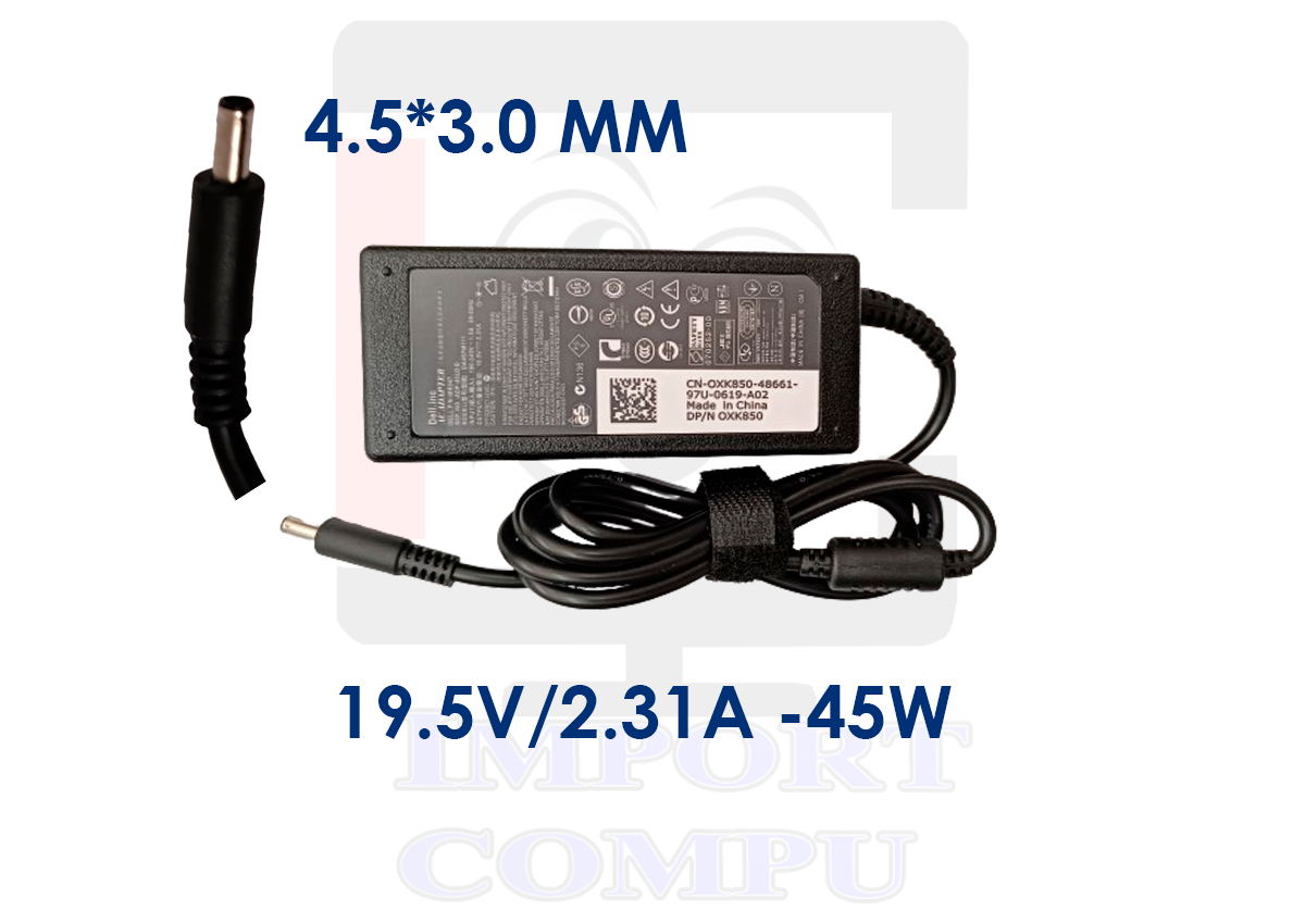 DELL 19.5V 2.31A PUNTA FINA