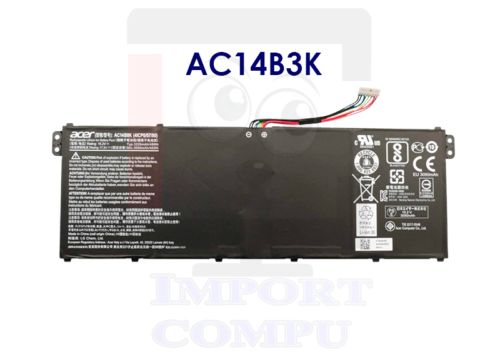 BATERIA LAPTOP ACER AC14B3K INTERNA