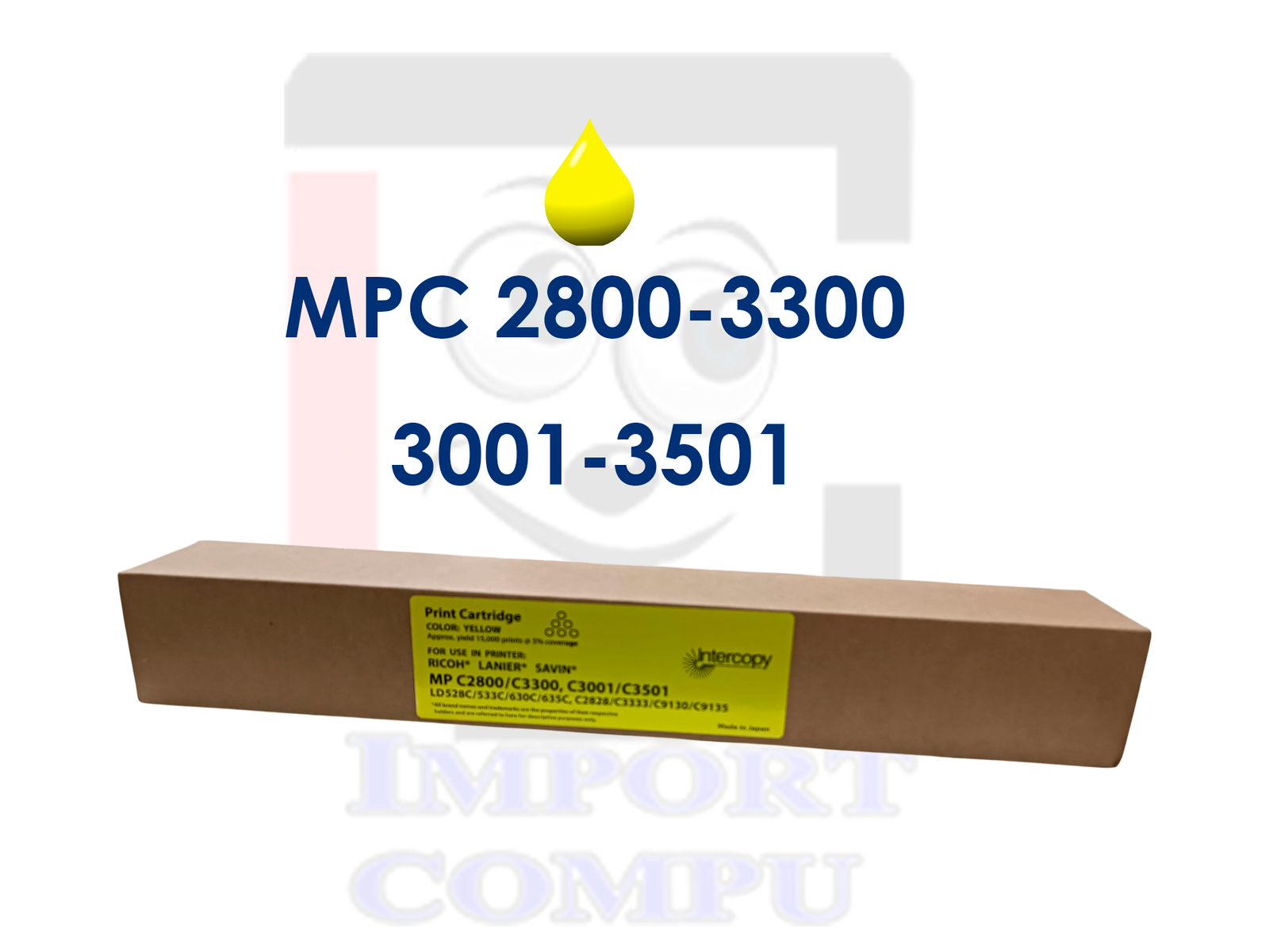 INTERCOPY YELLOW MPC 2800 -3300-3001-3501