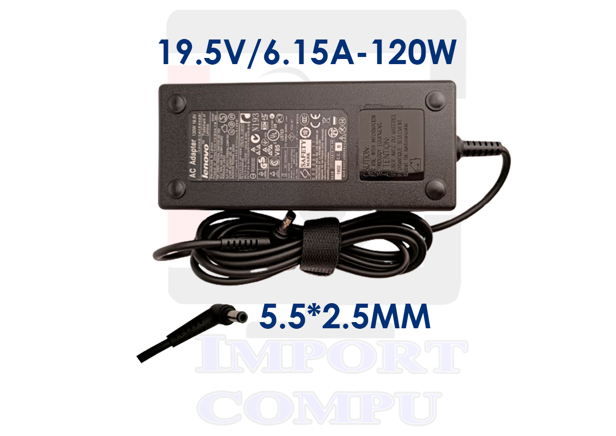 LENOVO 19.5V 6.15A PIN 5.5X 2.5