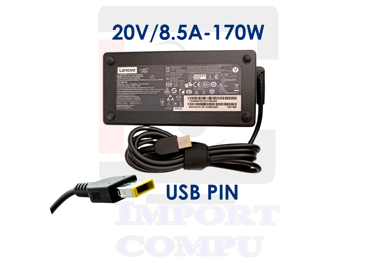 LENOVO 20V 8.5A USB