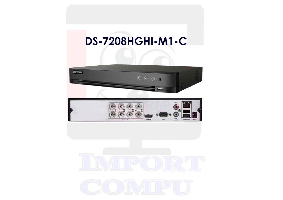 DVR DS-7208HGHI-M1-C 720 8 CANALES