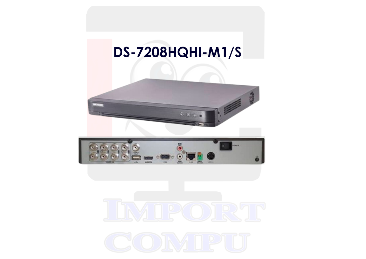 DVR DS-7208HQHI-M1-S 1080MP 8 CANALES